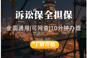 訴訟保全擔(dān)保